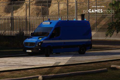 Portuguese Air Force Ambulance - Health Directions DS - Mercedes-Benz Sprinter [AddOn / Livery]